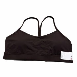 NWT Lululemon Flow Y Bra *Nulu A-C Cup (Sequoia) Size 14